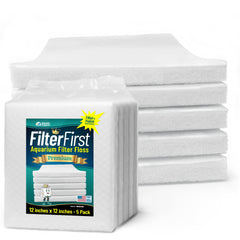 Aquatic Experts FilterFirst dual-density pad front view showing two layers for clearer water in freshwater tanks.