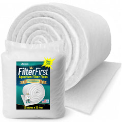 Aquatic Experts FilterFirst two-layer pad traps large debris for cleaner water.