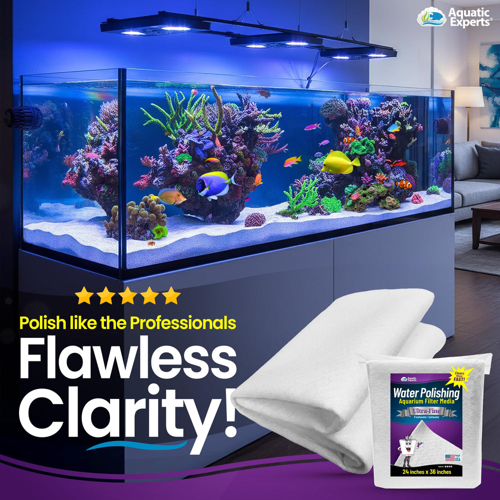 Aquatic Experts machine-washable filter pad simplifies cleaning routines