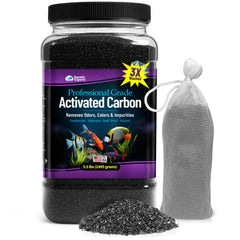 Aquatic Experts Premium Activated Carbon bag close-up for effective filtration