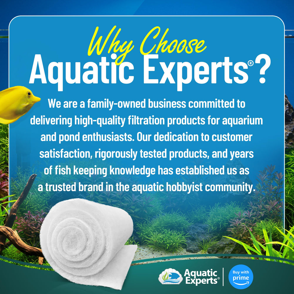 Aquatic Experts safe for fish and invertebrates in fresh or saltwater tanks.