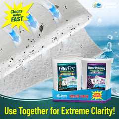 Aquatic Experts Water Polishing Pad 24x36 enhances water clarity by reducing fine particulates.