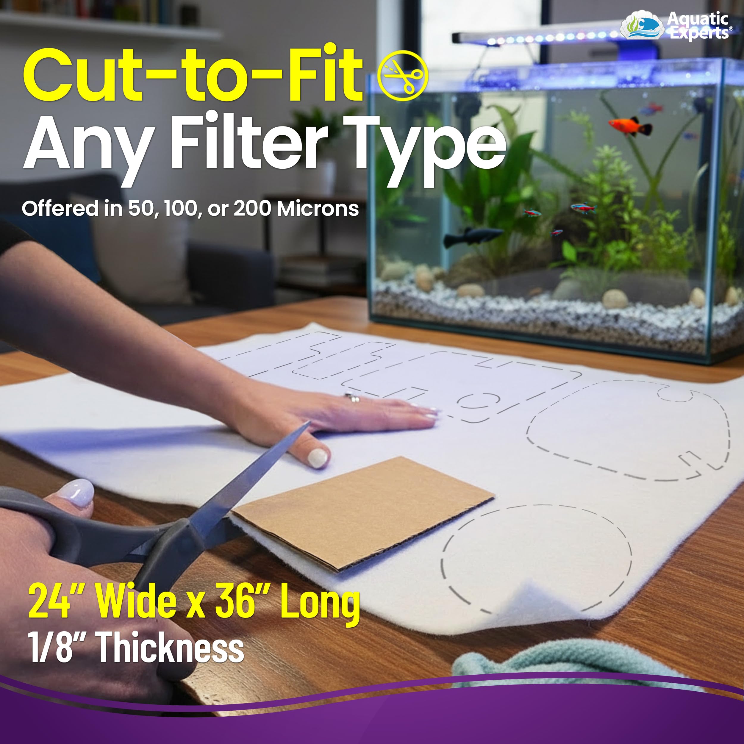 Aquatic Experts wet/dry filter application highlights versatility in sumps and aquaponics.