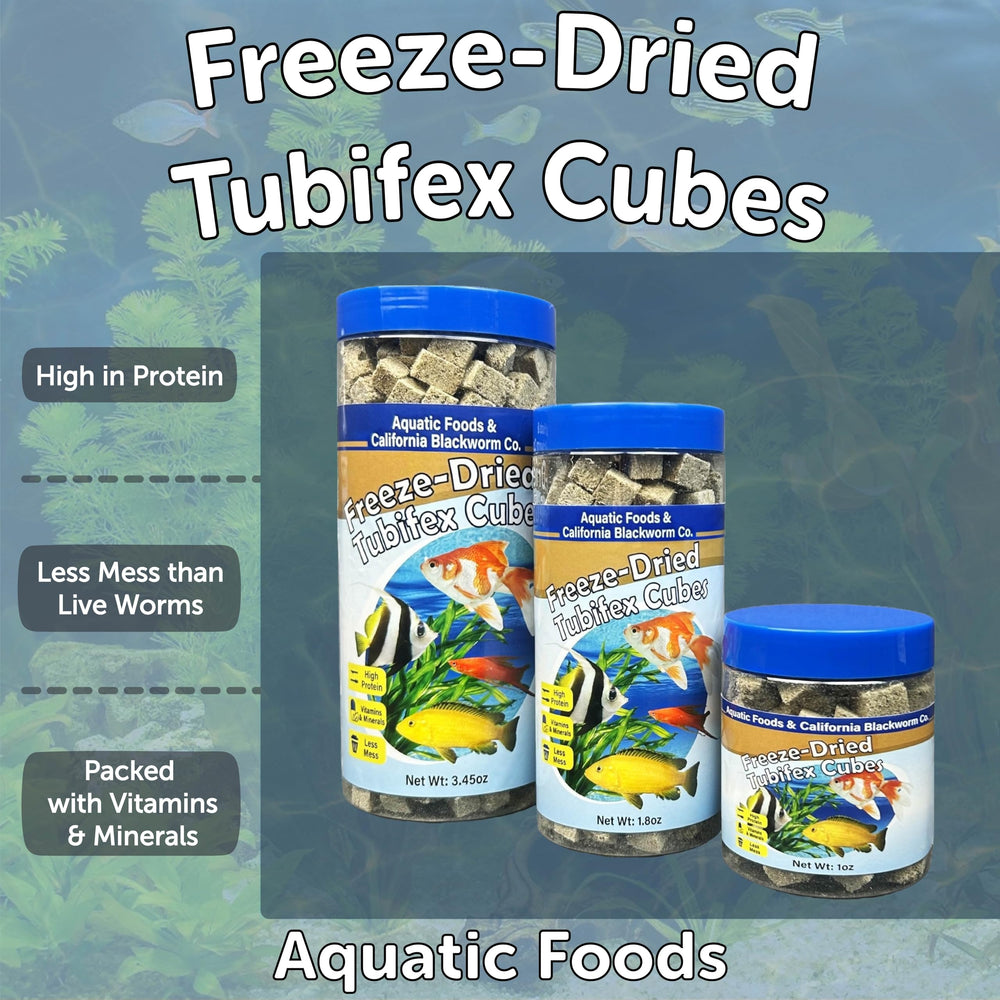 Aquatic Foods 4-type wafer mix included pack provides varied textures for fish