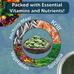 Aquatic Foods Inc. sinking wafers ideal for bottom-feeder feeding.