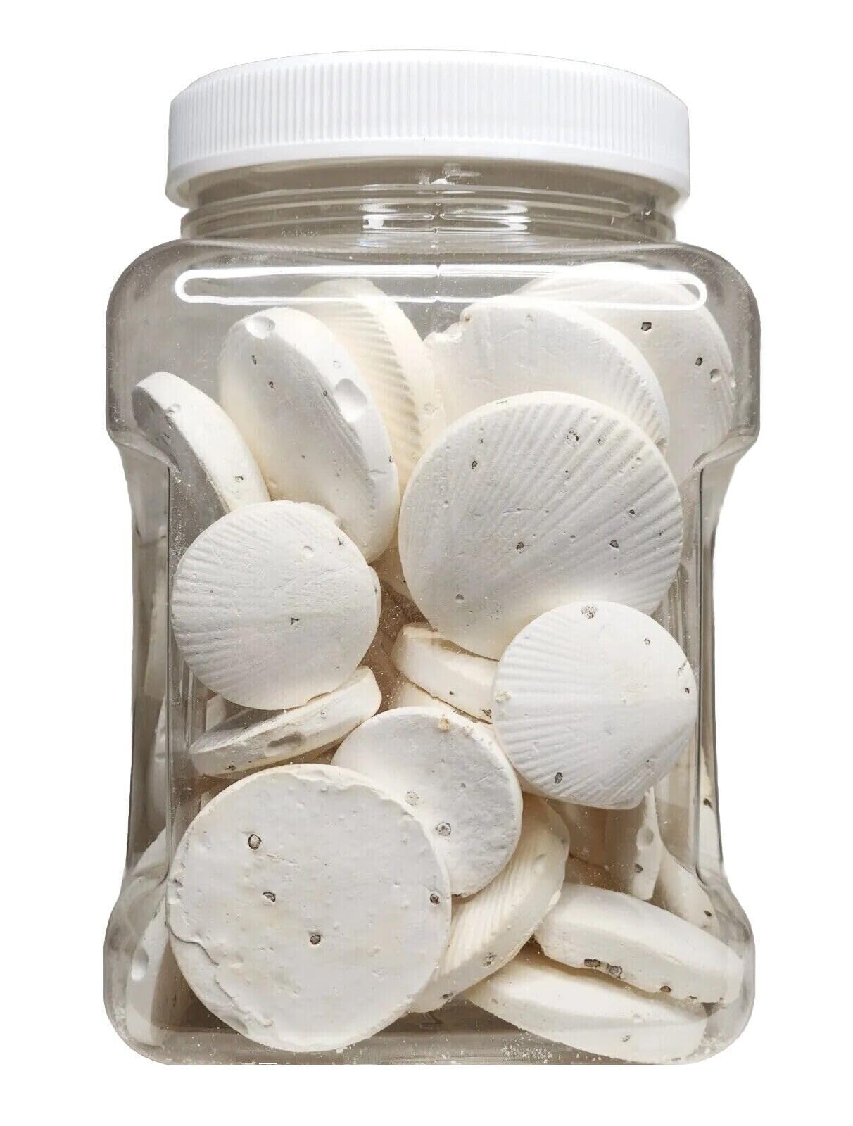 Aquatic Foods Inc. calcium-disk-medium for crabs and plecos strengthens shells and health.