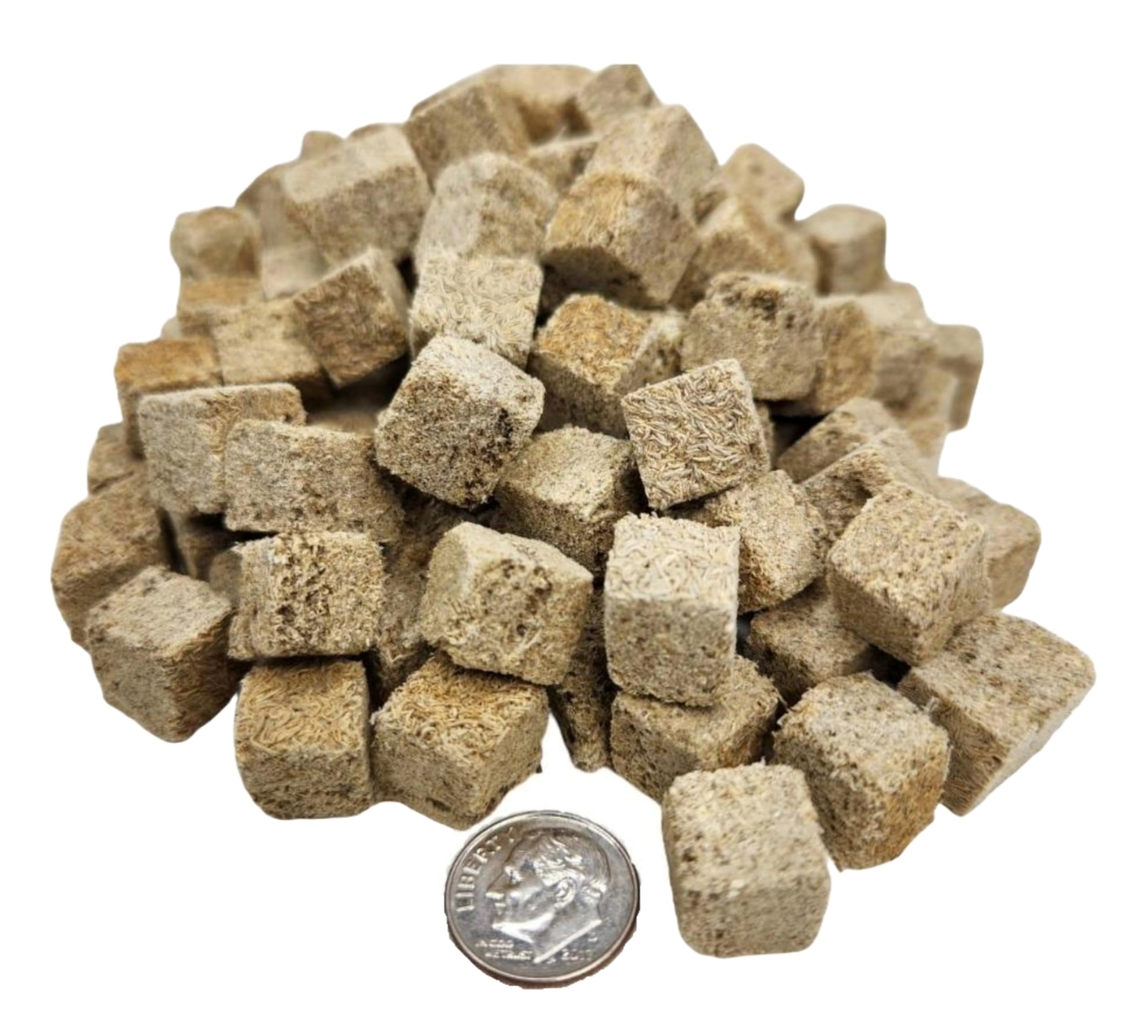 Aquatic Foods Inc. tubifex cubes 5oz bag ideal protein source for tropical fish.