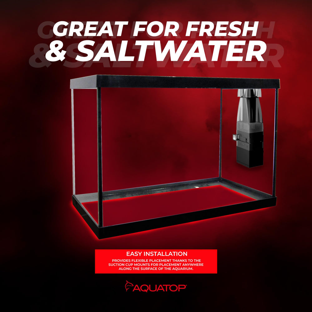 Aquatop surface skimmer durable design for long-term aquarium use.