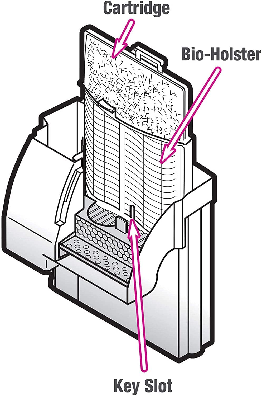 Aqueon power-filter compatible cartridge supports both freshwater and saltwater tanks.