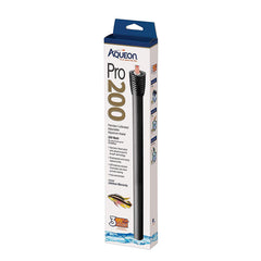 Aqueon Adjustable Pro Heater 200W front view, steady warmth for tanks