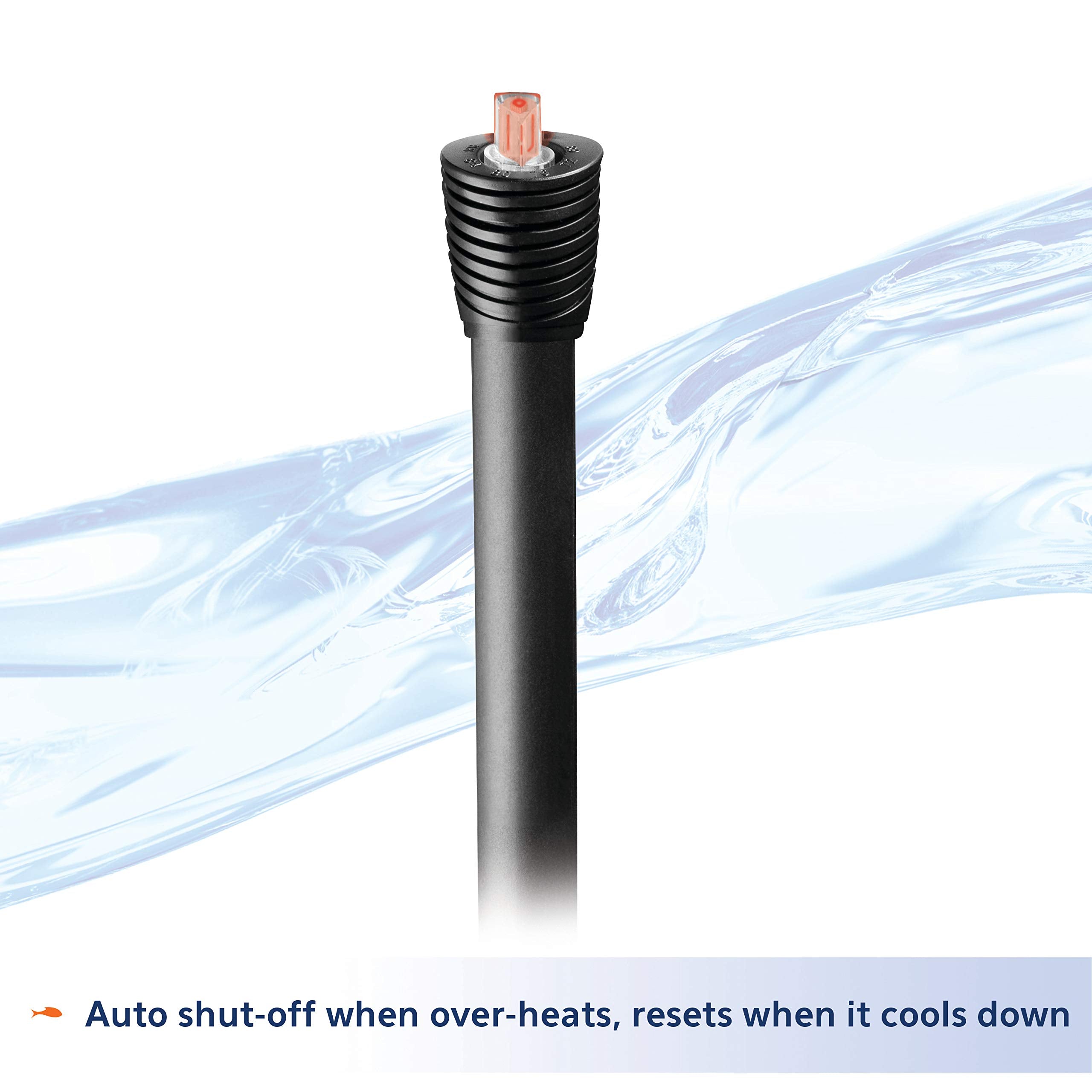 Auto shut-off feature of Aqueon Pro Heater prevents overheating