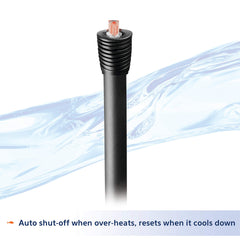 Auto shut-off feature of Aqueon Pro Heater prevents overheating