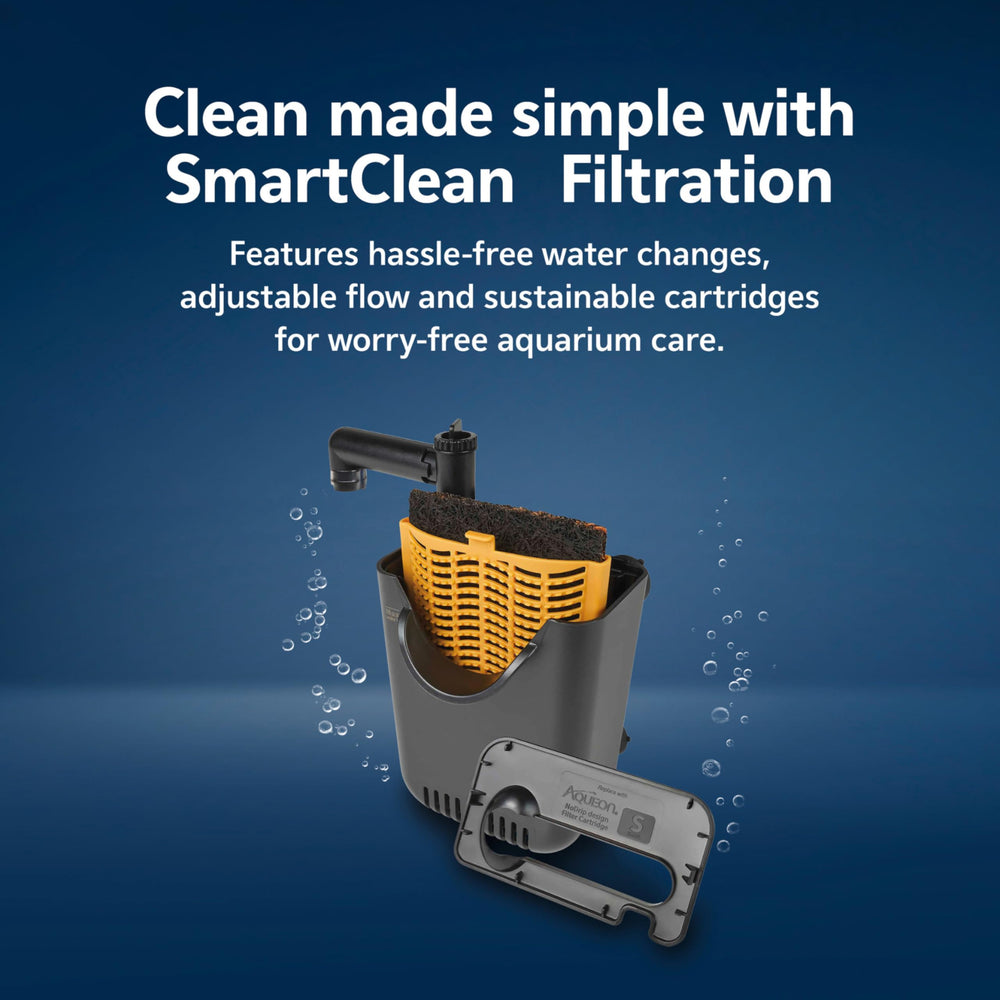 Preset heater maintains stable temperature for tropical fish comfort