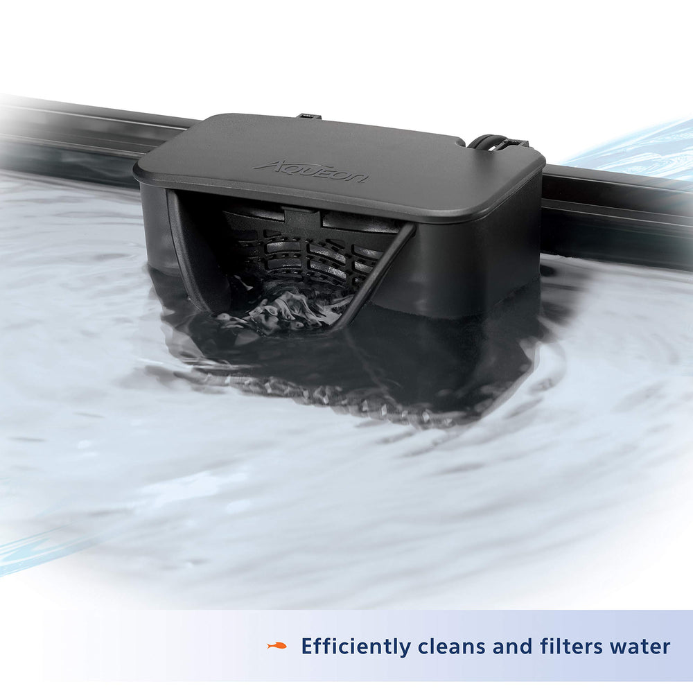 Aqueon bioholster supports beneficial bacteria in the filter