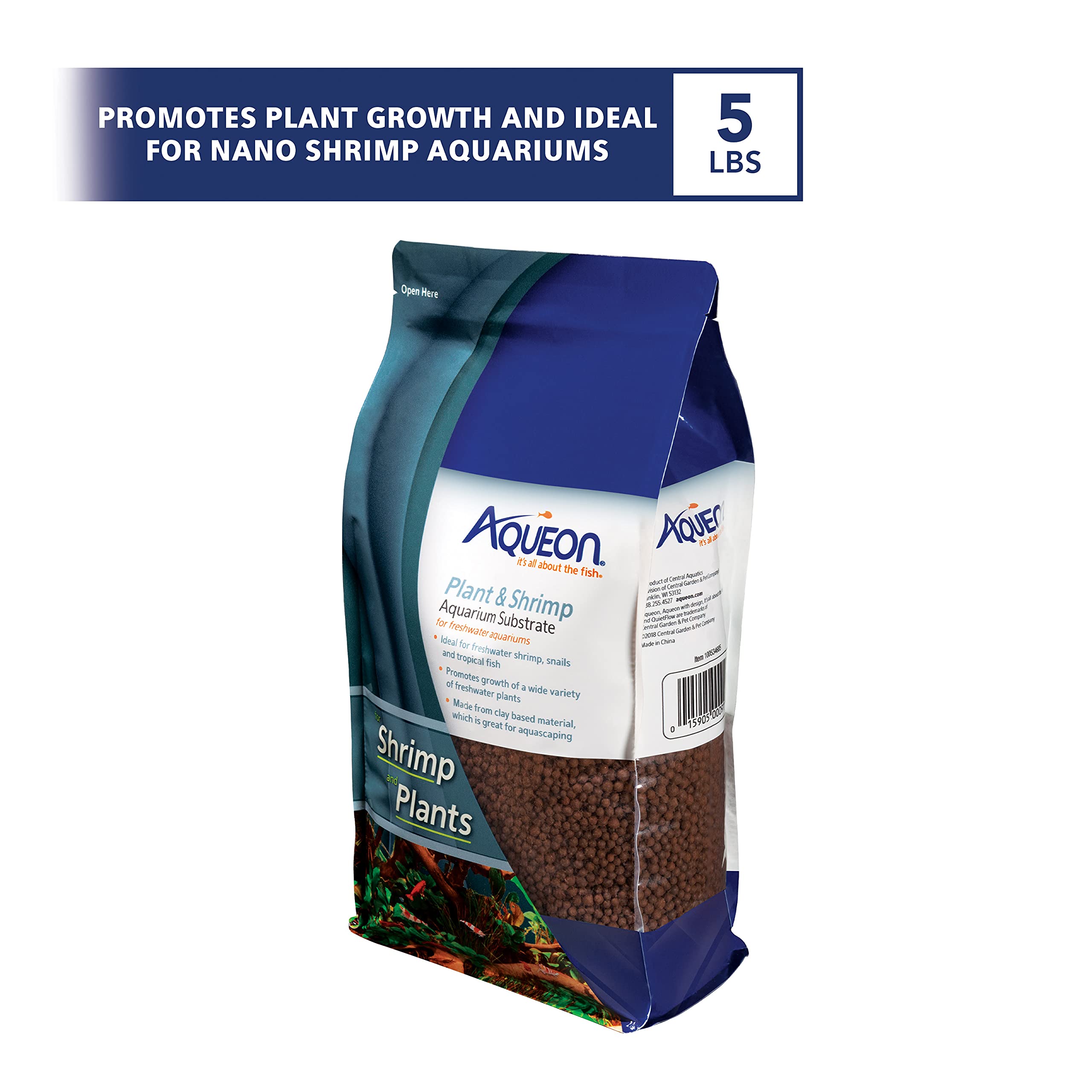 Aqueon clay-based substrate closeup highlighting spherical structure supports long-lasting form.