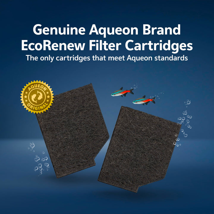 Aqueon EcoRenew no-drip design prevents spills during filter changes