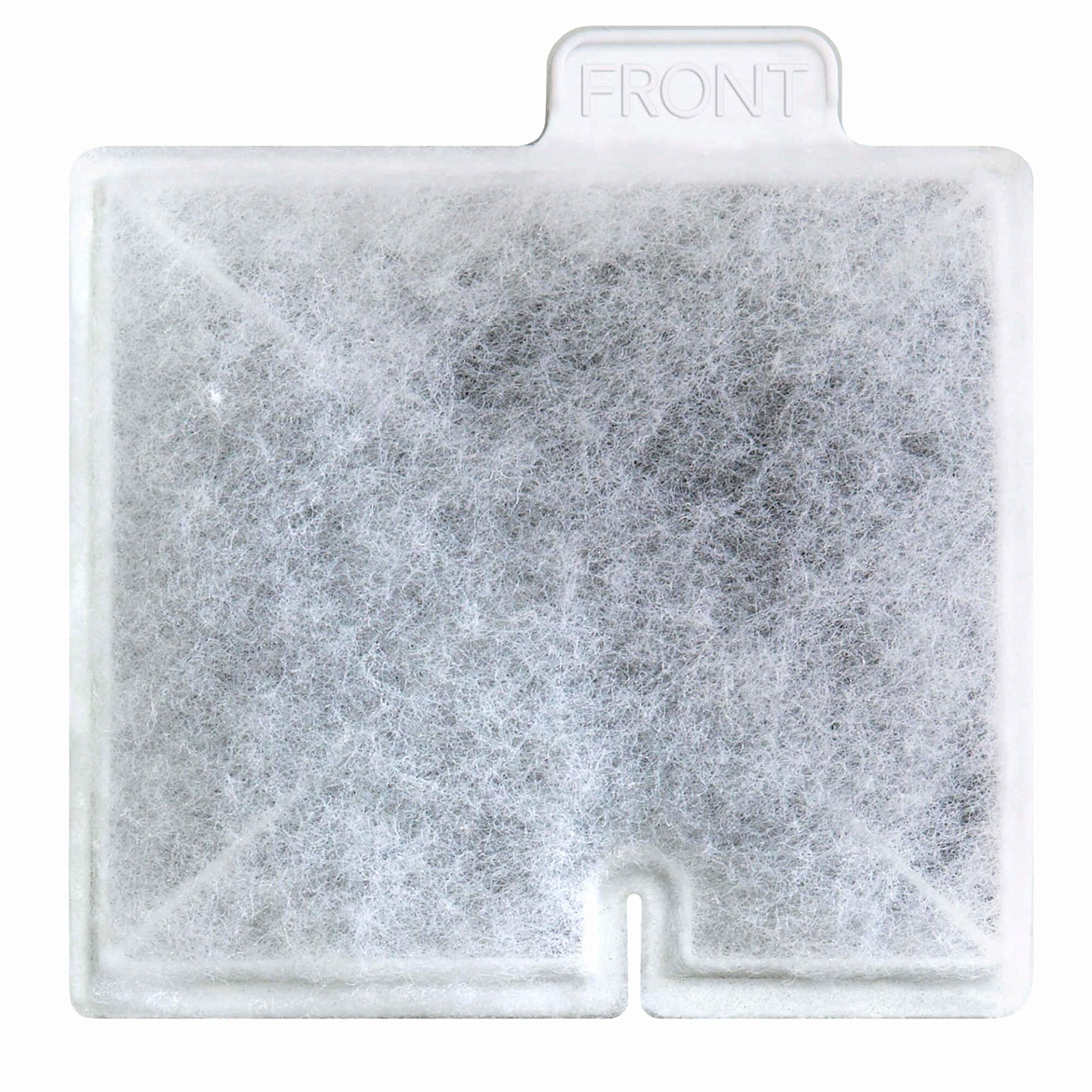 Aqueon Medium Replacement Filter Cartridge dense-floss close-up shows filtration layers