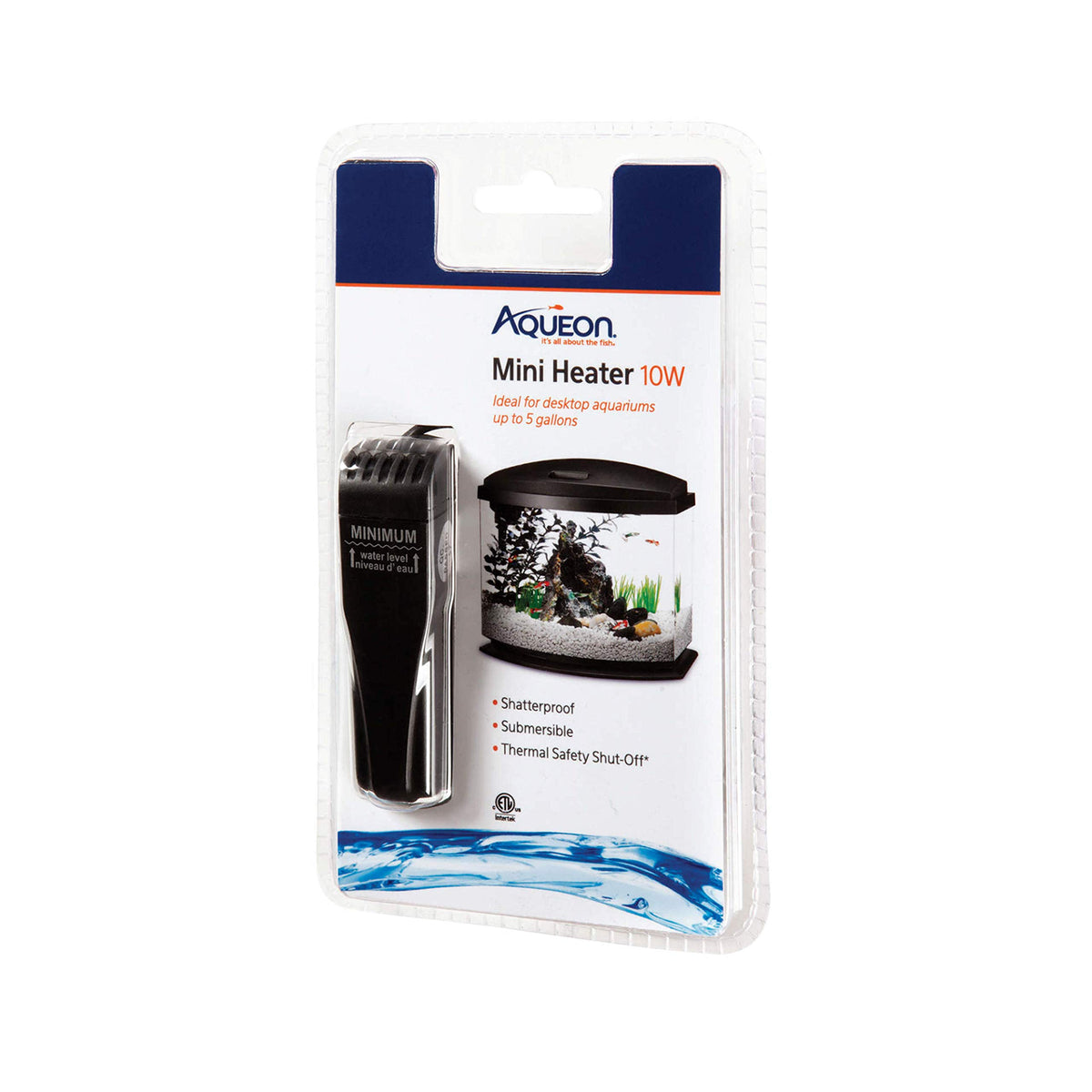 Aqueon Mini Flat Heater fully submersible for small tanks
