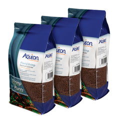Aqueon plant and shrimp substrate packaging with 5-lb bags for freshwater tanks.