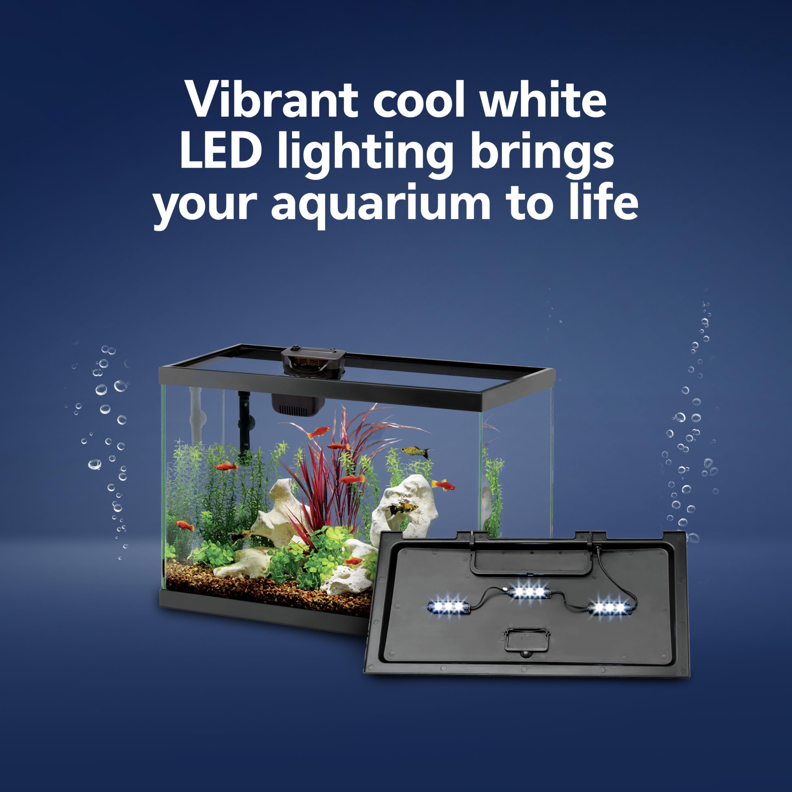 Aqueon preset heater 50W maintains stable tropical temps