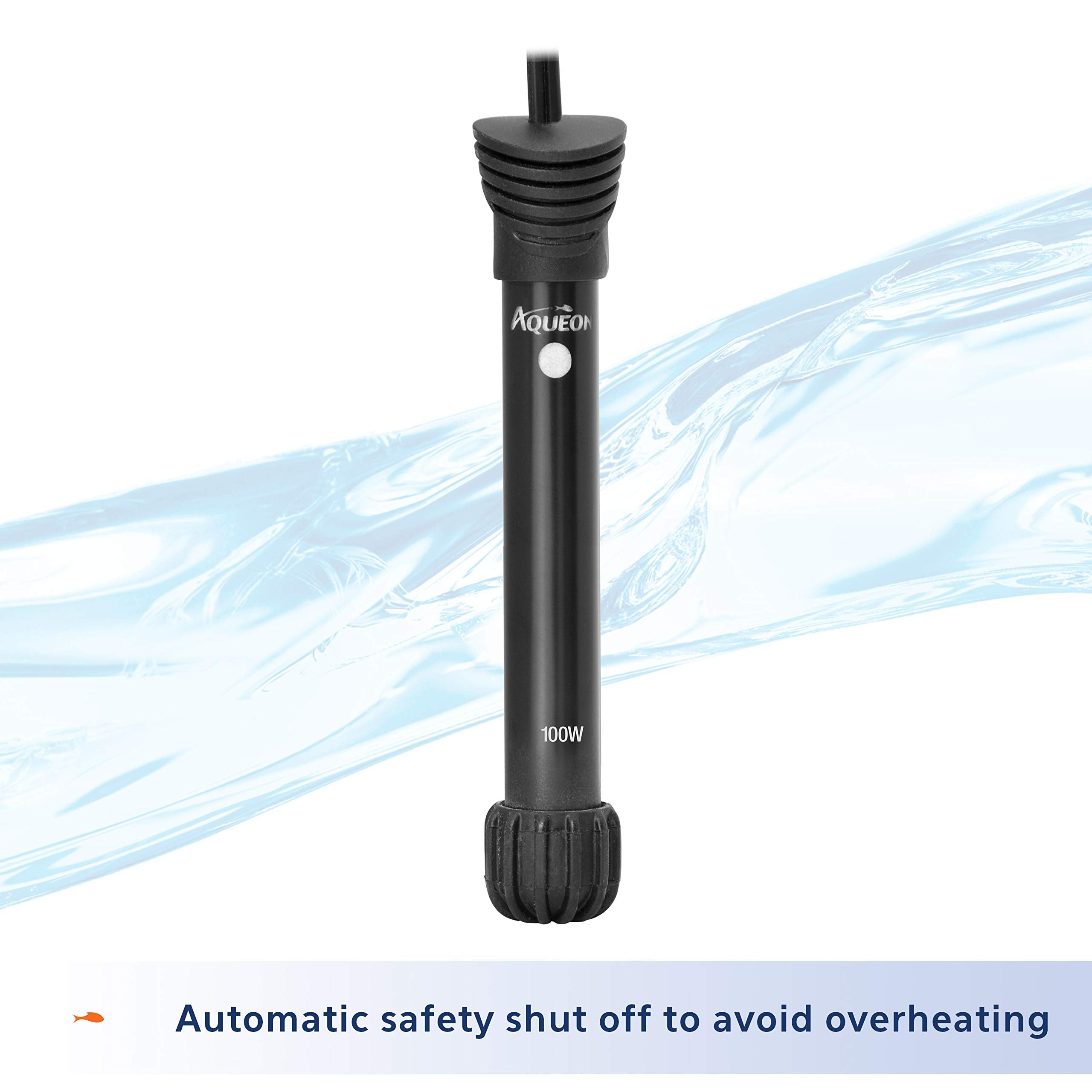 Aqueon preset heater is fully submersible for flexible placement
