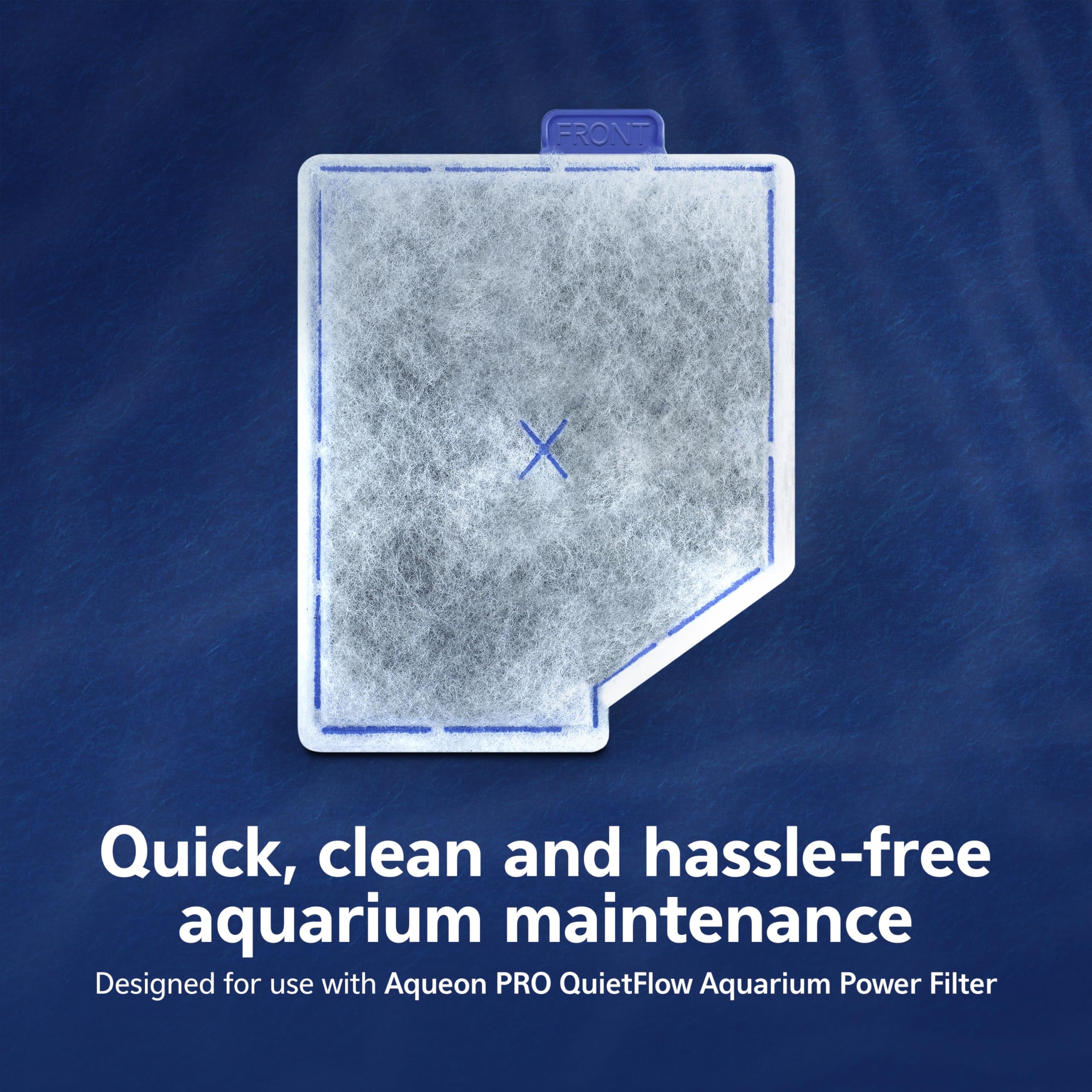 Aqueon PRO cartridge shows no-drip design to minimize spills.