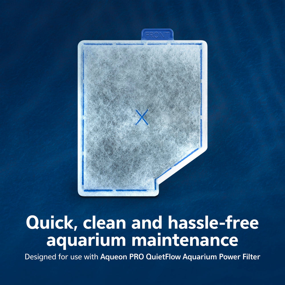 Aqueon PRO cartridge shows no-drip design to minimize spills.