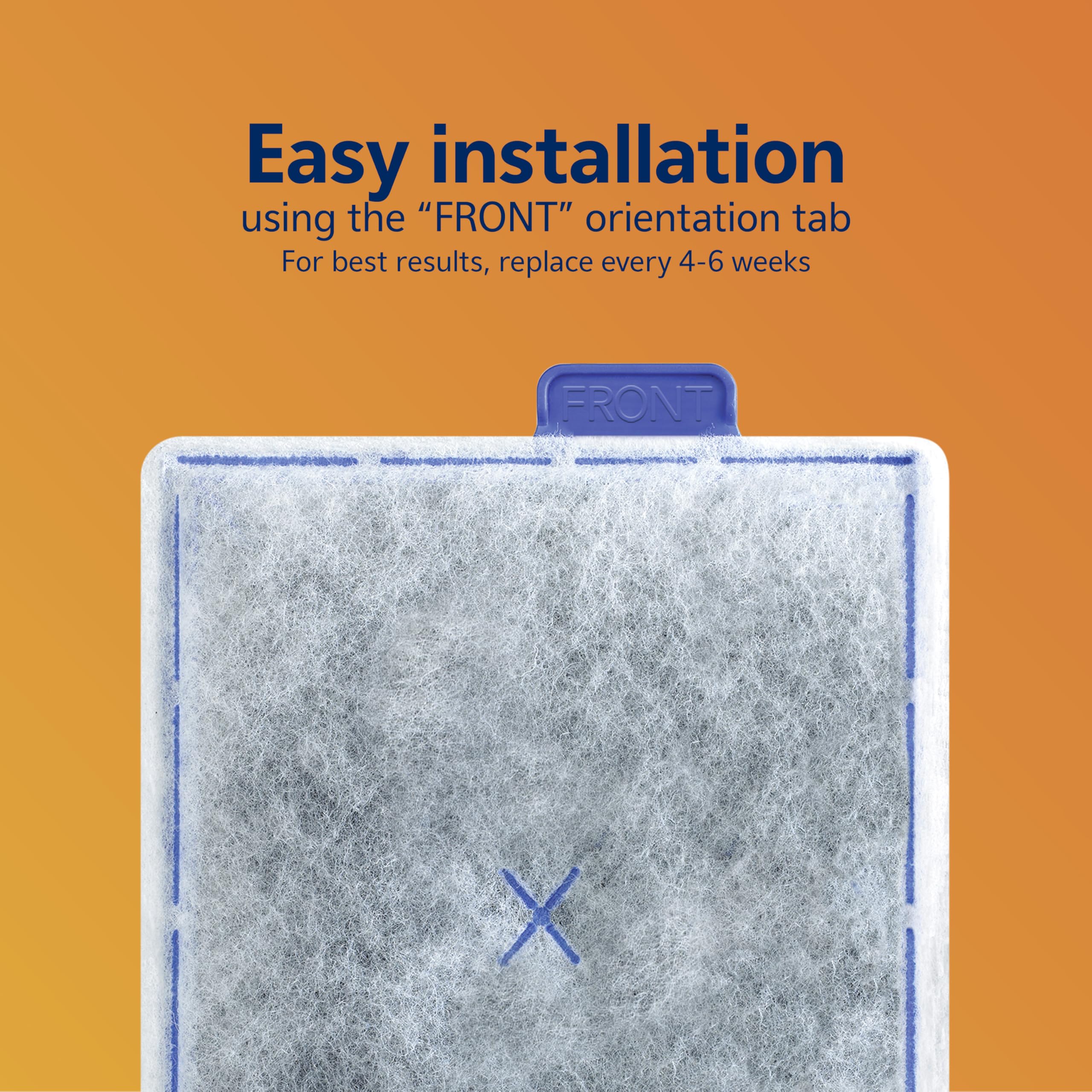 Three-pack Aqueon PRO cartridges for uninterrupted filtration routine.