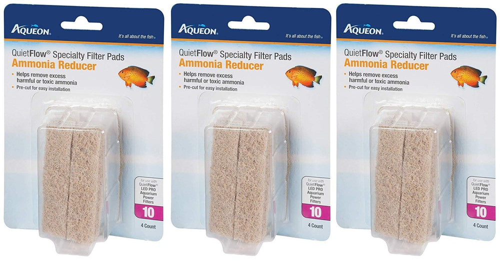 Aqueon Quiet Flow 10 ammonia reducing filter pad improves water quality for your aquarium