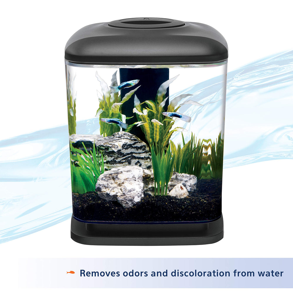 Aqueon QuietFlow E fits aquariums up to 3 gallons