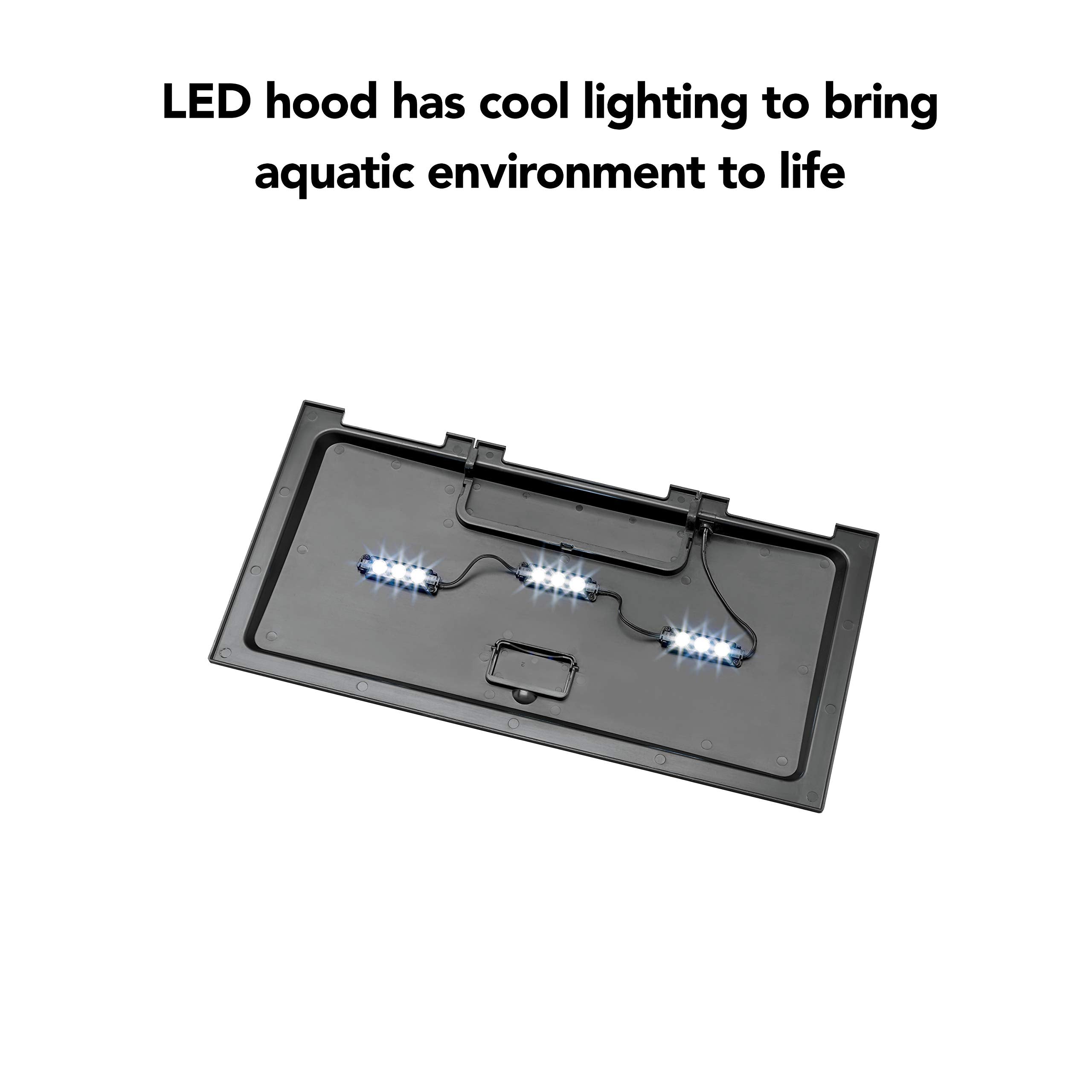 Aqueon QuietFlow filtration system maintains clean water for thriving fish