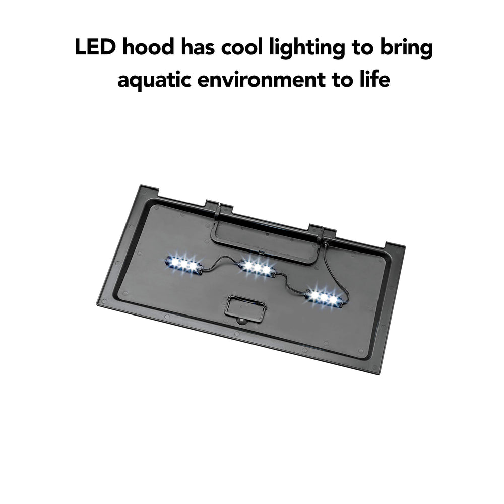 Aqueon QuietFlow filtration system maintains clean water for thriving fish