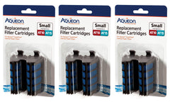 Aqueon QuietFlow internal filter cartridge for AT10/AT15 reduces debris and odors.