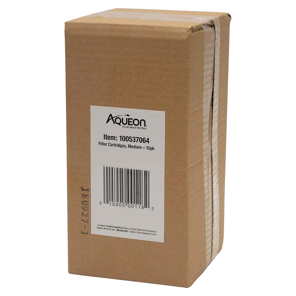 Aqueon replacement cartridge reminder illustration communicates monthly change.