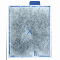 Dense-floss layer in Aqueon cartridge enhances filtration and water clarity.