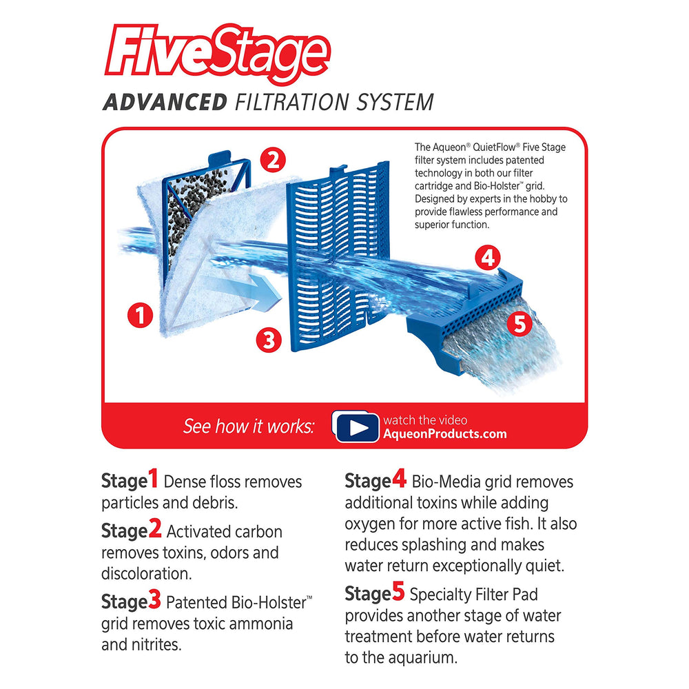 Aqueon replacement cartridge large packaging image signals ready-to-use filtration upgrade