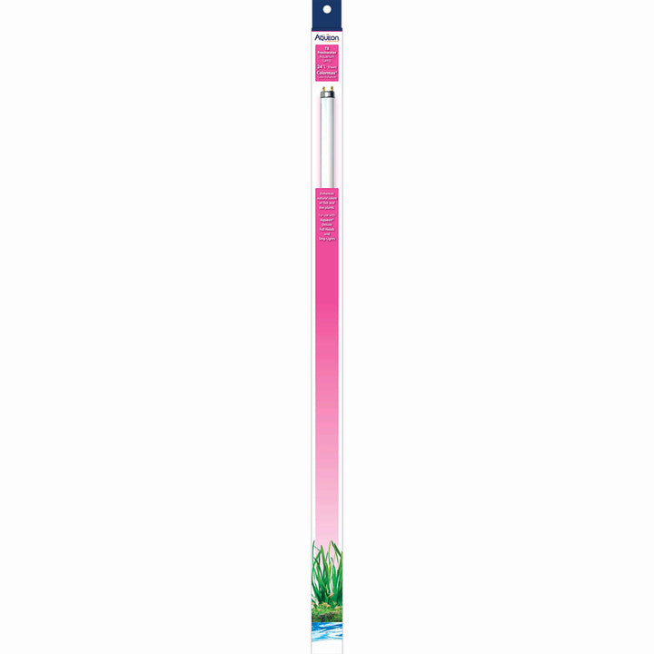 Aqueon Colormax 24-inch T8 lamp enhances aquarium colors for tropical fish.