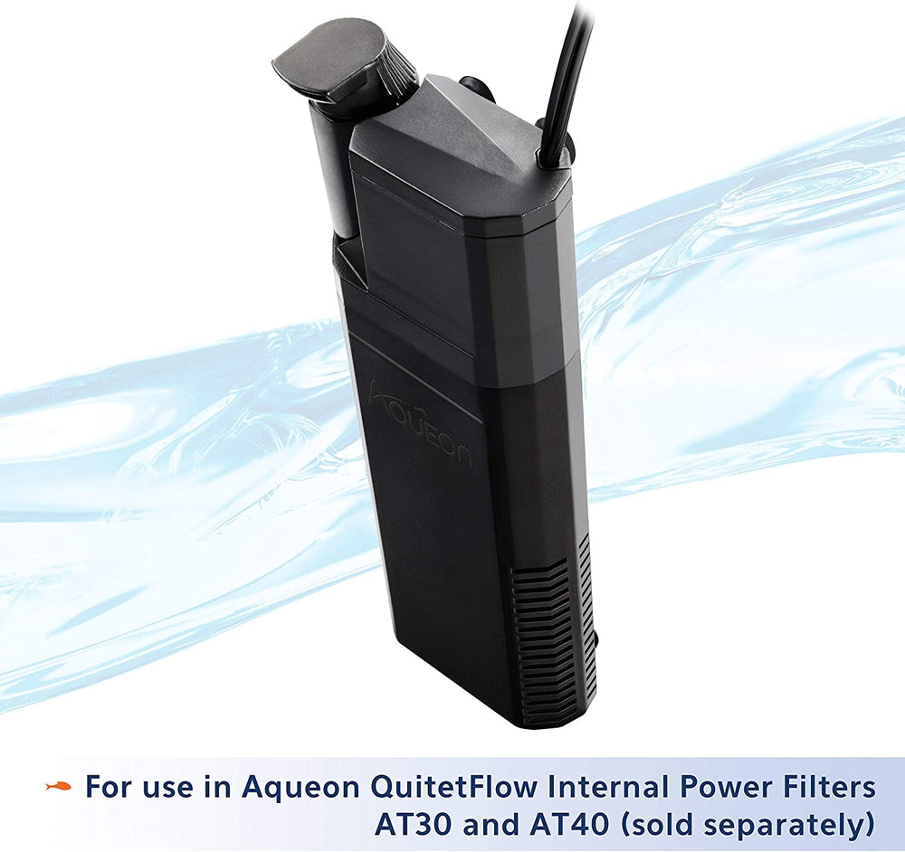 Possible clearer water after using the Aqueon cartridge.