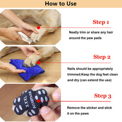 Aqumax XXL black paw pads support seniors standing more securely.