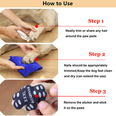 Aqumax senior dog traction on hardwood floors with paw grips.