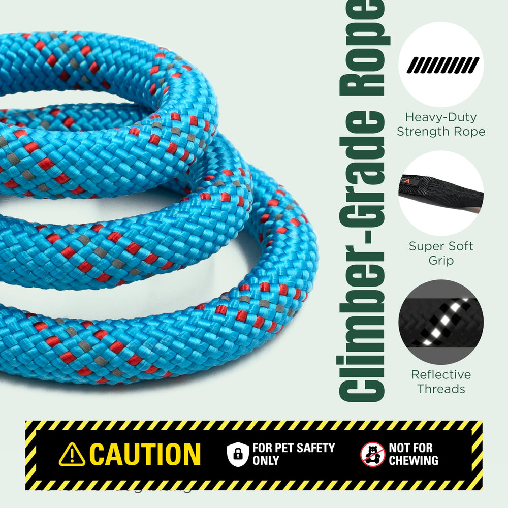 ARCA PET dog seat belt reflective rope enhances nighttime visibility.