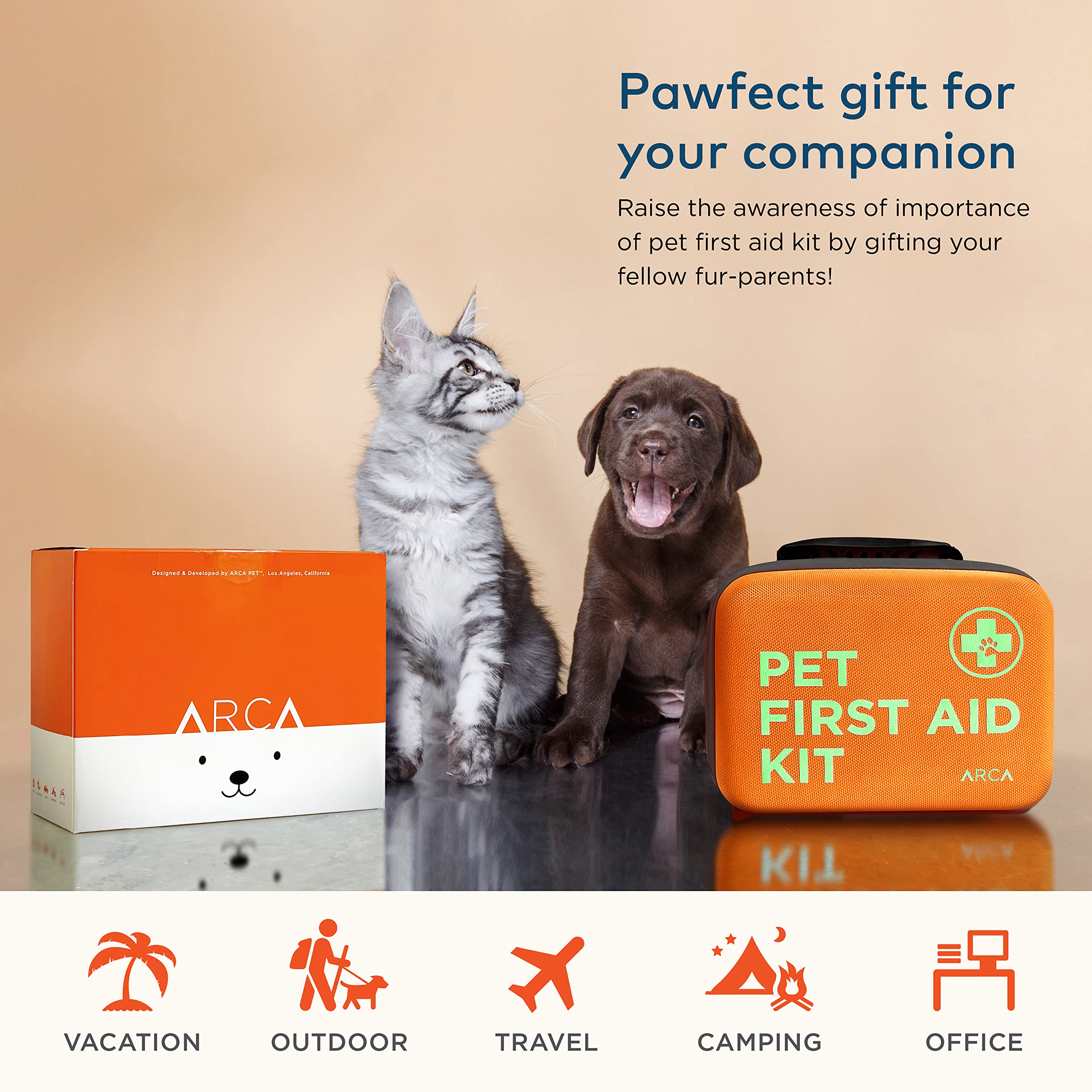 ARCA PET first aid manual overview for on-the-go guidance.