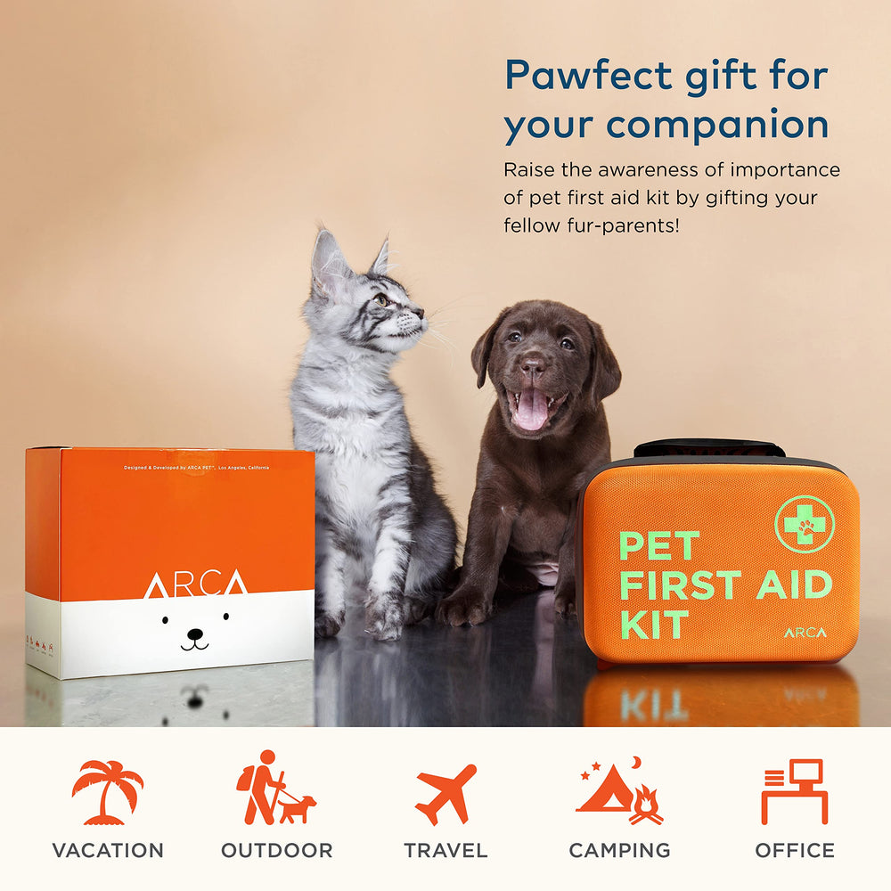 ARCA PET first aid manual overview for on-the-go guidance.