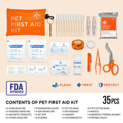 ARCA PET high-visibility reflective pouch aids quick gear location.
