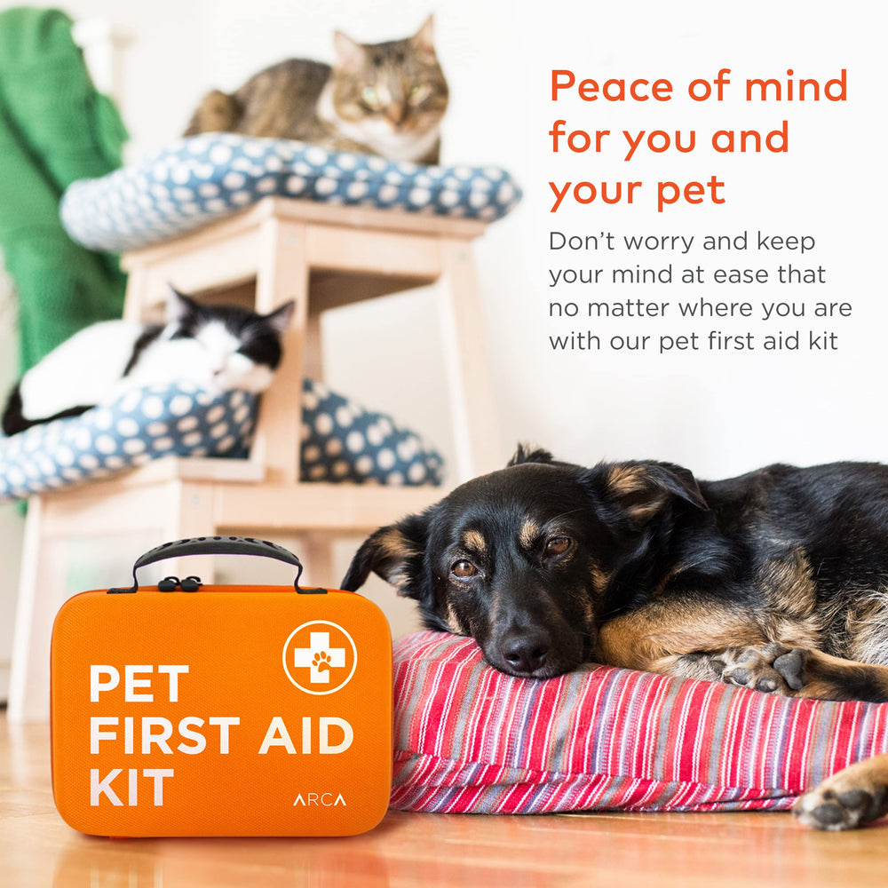 ARCA PET mini first aid pouch provides compact organization for quick access.