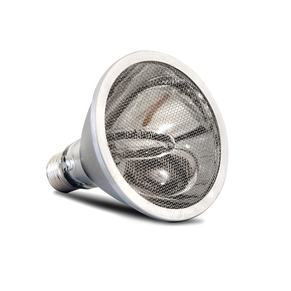 Arcadia Deep Heat Emitter 50W underside view demonstrates mounting compatibility