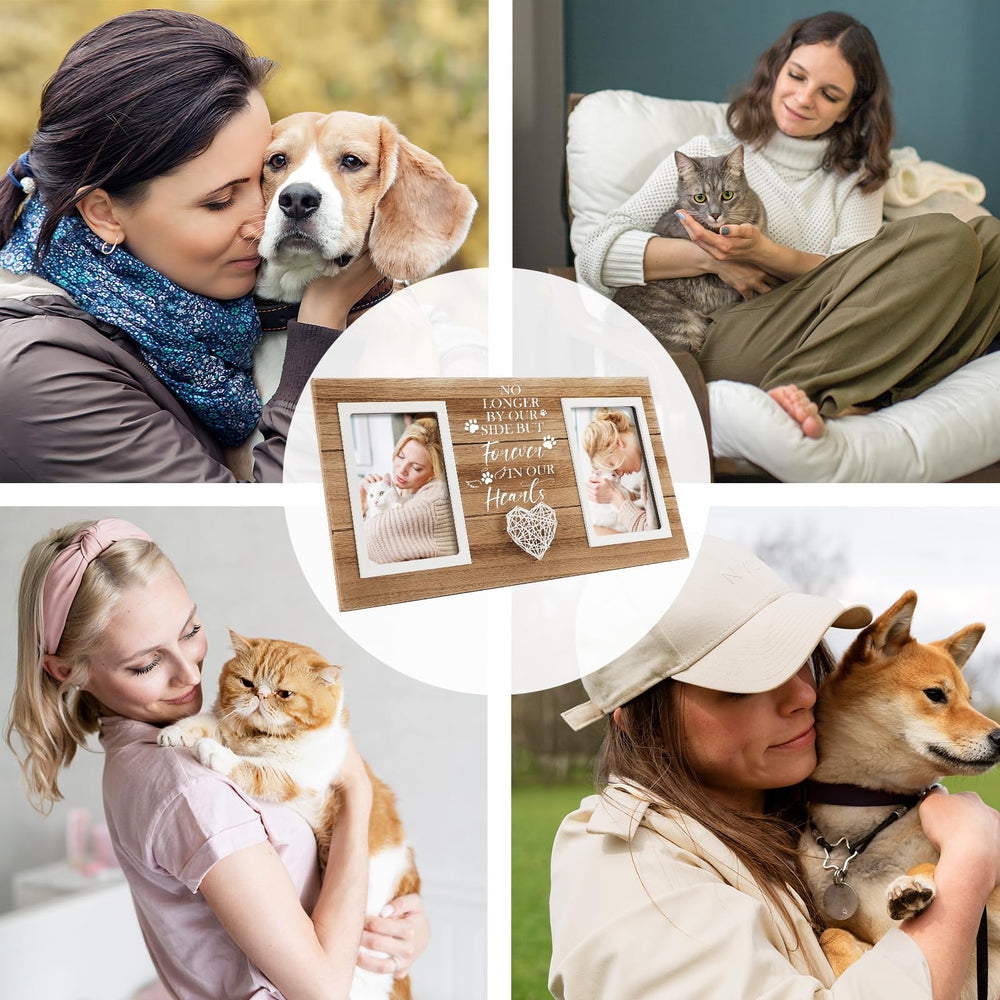 Aremdys dog memorial frame enhances home decor and memory.