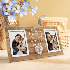 Aremdys dog remembrance frame designed for tabletop or wall display.
