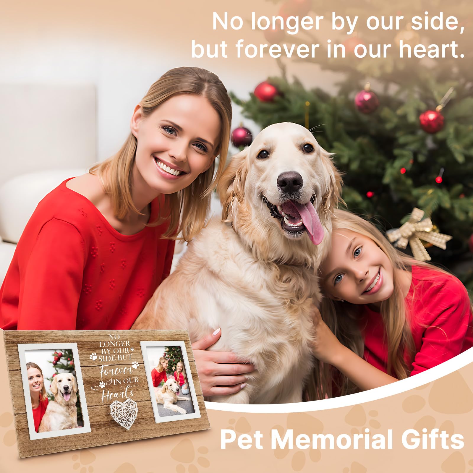 Aremdys double 4x6 photo frame keeps cherished moments together.