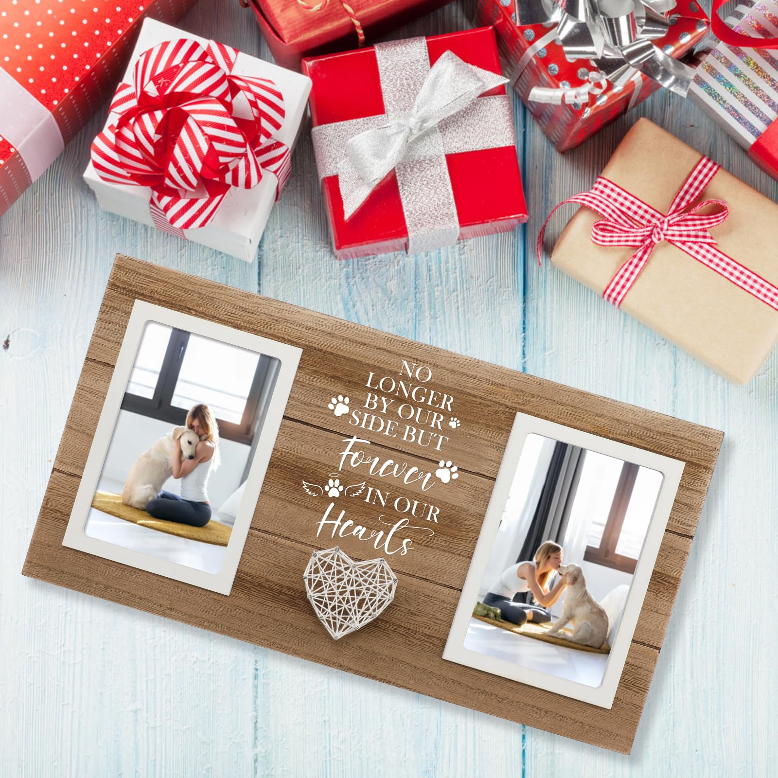 Aremdys pet love display frame, tabletop or wall-ready.